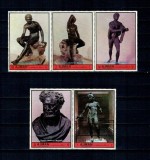 Ajman 1972 - Statui de bronz antice, serie dantelata neuzata
