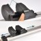 Set 2 bare portbagaj transversale din aluminiu, cu cheie compatibile Peugeot 406 SW/ 407 SW Combi