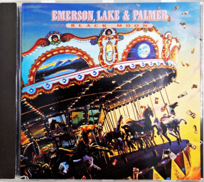 Emerson, Lake &amp;amp; Palmer &amp;lrm;&amp;ndash; Black Moon 1992 album CD Victory Germania classic rock foto