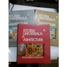 ISTORIA UNIVERSALA A ARHITECTURII -Gheorghe Curinschi Vorona - 3 volume
