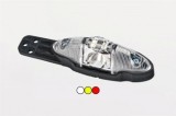 Lampa Gabarit LED Auto 12-30V Ovala FT-038-1 Alba/Galbena/Rosie, 120mm, Omologare E20, Tripla Functie