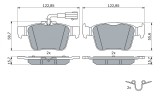 Placute Frana Disc Bosch 0986424848 Alfa Romeo Giulia Stelvio