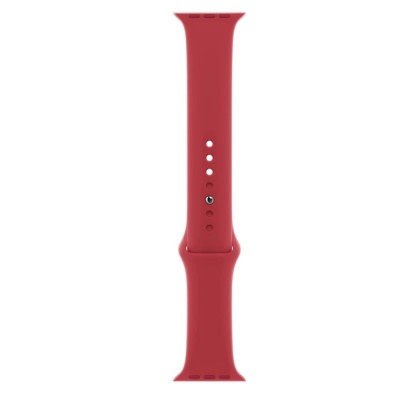Curea silicon marca THD pentru Apple Watch 45 mm seria 7 si seria 8, marimea M/L, culoarea rosu foto