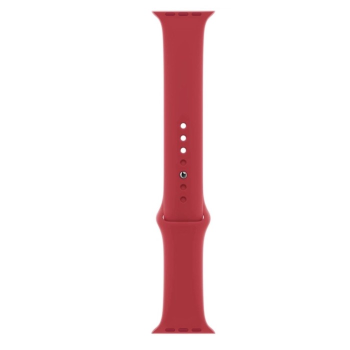Curea silicon marca THD pentru Apple Watch 45 mm seria 7 si seria 8, marimea M/L, culoarea rosu