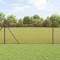 Gard din s&acirc;rmă sudată Roșu 1.5 x 10 m Oțel