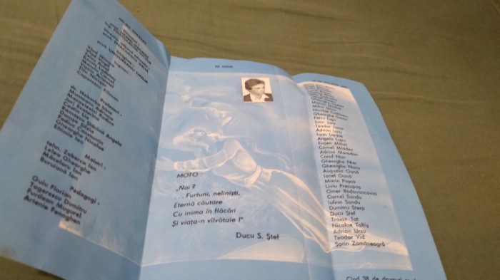 INVITATIE ABSOLVIRE LICEUL SILVIC TIMISOARA 1984
