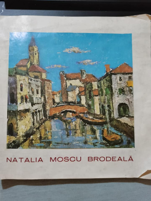 catalog martie 1978 expozitie Natalia MOSCU BRODEALA galeriile Simeza