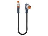 Cablu LUMBERG AUTOMATION M12 M8 4 pini 2m 30VDC RSMV 4-RKWT 4-225/2 M pentru senzori și automatizări