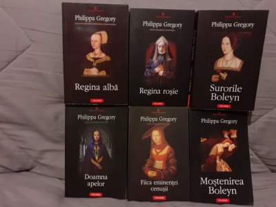 PHILIPPA GREGORY ROMANE ISTORICE (6 VOL) foto