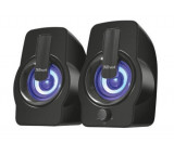 Boxe Trust Gemi RGB 2.0, 12W, Jack 3.5mm (Negru)