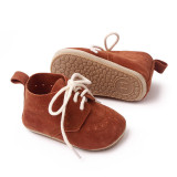 Pantofiori maro - Elegant (Marime Disponibila: 6-9 luni (Marimea 19