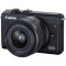 Aparat foto Mirrorless Canon M200 24.1 Mpx Kit 15-45mm F3.5-6.3 IS Black