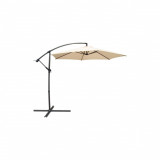 Umbrela de soare pentru gradina HECHT Sandy I, diametru 2.5 m, protectie UV, cadru din aluminiu