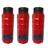 Set 3 Candele 15 zile Premium cu Capac K15 3x336H Rosii HRL