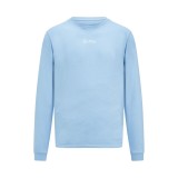 Mercedes AMG Petronas tricou de bărbați cu m&acirc;necă lungă LS Retro Blue F1 Team 2023 - XXL