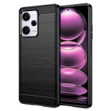 Techsuit - Carbon Silicone - Xiaomi Redmi Note 12 Pro 5G / Poco X5 Pro - Black