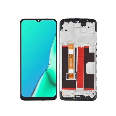 Display Oppo A9 2020 / A5 2020 / A11x Cu Touchscreen Si Rama Negru foto