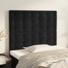 VidaXL Tăblii de pat, 2 buc, negru, 90x5x78/88 cm, catifea 3116804