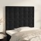 vidaXL Tăblii de pat, 2 buc, negru, 90x5x78/88 cm, catifea 3116804