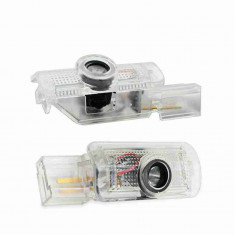 Set de 2 Lampi Led Logo Xentech Light Portiere / usi Mercedes-Benz ML W164, GL X164 R W215,