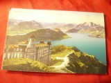 Ilustrata Elvetia cca.1940 Rigi-Kulm , Burgenstock ,Pilatus - Photoglob Zurich
