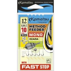 Carlige Legate Kamatsu Fast Stop Iseama, 10cm, Nr.10, 0.22mm, 5buc/pac foto