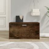 Cumpara ieftin Bancă pentru pantofi stejar fumuriu 80x24x45 cm lemn prelucrat