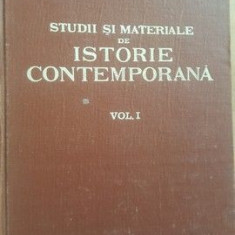 Studii si materiale de istorie contemporana vol1