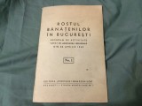 Rostul banatenilor in Bucuresti / program de activitate votat in adunarea generala din 26 aprilie 1942 !