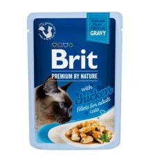 Plicule? BRIT Premium Cat Delicate Fillets in Gravy with Chicken 85 g foto