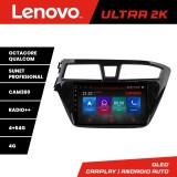 Navigatie Hyundai i20 2015-2018 Lenovo Ultra 2K QLED 4+64GB 8 nuclee