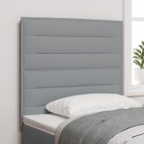 vidaXL Tăblie Design Linii Gri deschis 90 cm Material textil