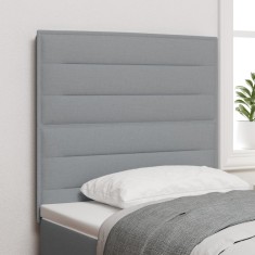 vidaXL Tăblie Design Linii Gri deschis 90 cm Material textil foto