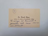 carte de vizita Dr. Romul Bejan, Vice-Primar Arad, Condoleante, interbelica