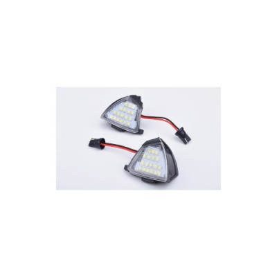 Set 2 lampi LED oglinda lumina exterioara compatibil VW Cod: 7411 Automotive TrustedCars foto