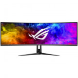 Monitor LED ASUS Gaming ROG Swift PG49WCD Curbat 49 inch DQHD QD-OLED 0.03 ms 144 Hz HDR KVM USB-C G-Sync Compatible &amp;amp; FreeSync Premium Pro