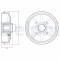 DELPHI BFR484 Tambur frana