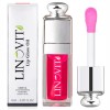 Ulei de buze Linovit&reg; Cirese Dulci, 6ml, 007 Raspberry, Hidratant, Efect Volum, Luciu de buze cu ulei de cirese, Zmeura si Luffa Cylindrica