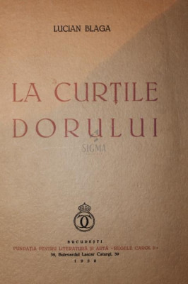 LA CURTILE DORULUI foto