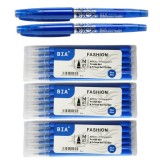 Cumpara ieftin Set 2 x Pix cu radiera 0,7mm si 18 rezerve, Roller, Albastru, Bia