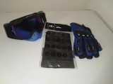 Cumpara ieftin Set accesorii moto -off road-atv-bicicleta-tricicleta:Ochelari,manusi si cagula, marimi;M,L.XL