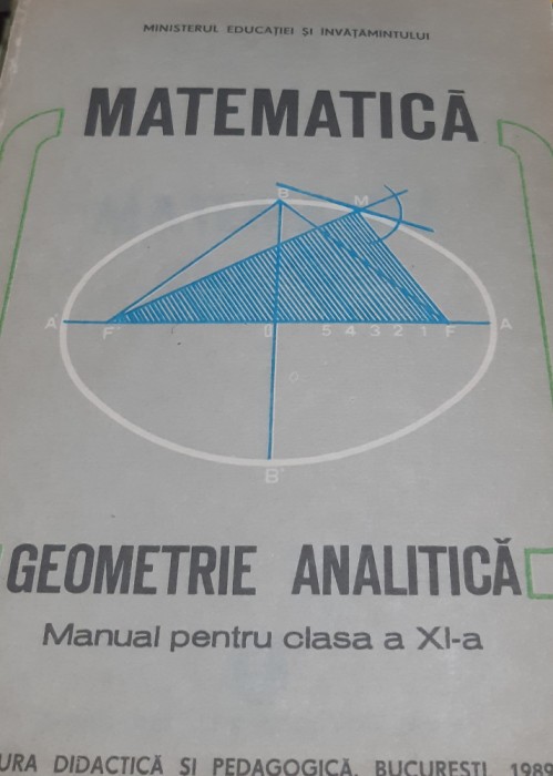 MATEMATICA GEOMETRI ANALITICA MANUAL CLASA AXI-A