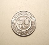 INDONEZIA 50 SEN 1961 UNC