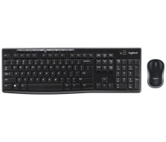 KIT wireless LOGITECH, tastatura wireless multimedia + mouse wireless 3 butoane, black, &quot;MK270&quot; 45501442 &quot;920-004508&quot; (timbru verde 0.8 lei)