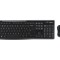 KIT wireless LOGITECH, tastatura wireless multimedia + mouse wireless 3 butoane, black, &quot;MK270&quot; 45501442 &quot;920-004508&quot; (timbru verde 0.8 lei)