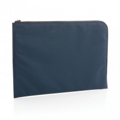 Geanta laptop minimalista, Everestus, 18SEP2284, 15.6 inch, 39.5x28.2x2 cm, Rpet, Albastru navy, saculet si eticheta bagaj incluse foto