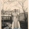 B110 Fotografie tanara in rochie de vara anii 1930