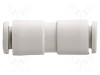 Racord push-in simplu SMC, de trecere, 1&divide;10bar, polipropilenă