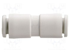 Racord push-in simplu SMC, de trecere, 1&divide;10bar, polipropilenă