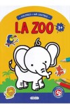 Colorez si ma distrez: La Zoo. 3 ani+